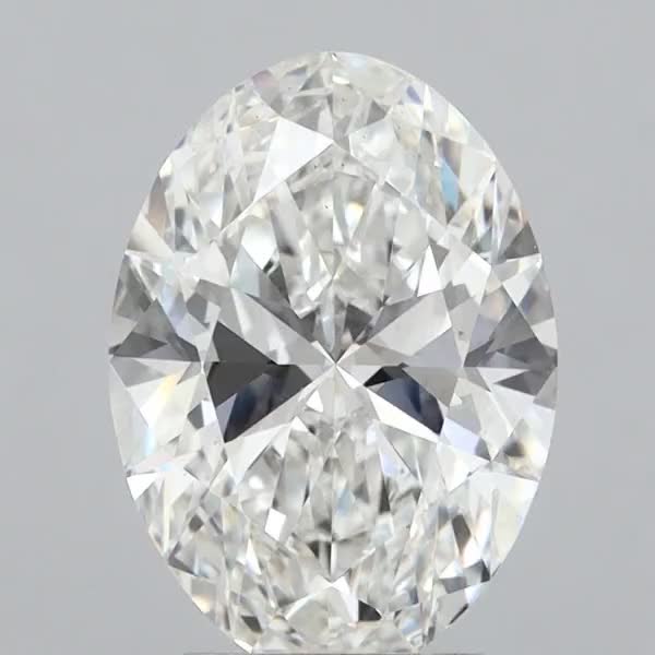 3.5ct Oval F VS2 Lab-Grown Diamond