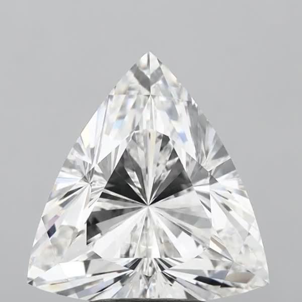 4.03ct Triangular E VVS2 Lab-Grown Diamond