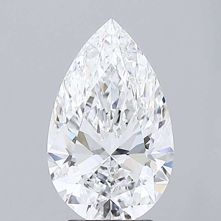 2.63ct Pear D IF Lab-Grown Diamond