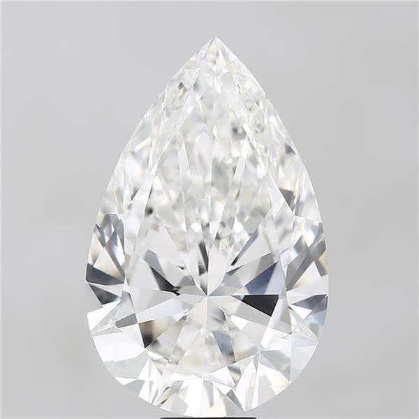 15.01 Carat PEAR Shape F Colour VVS2 Clarity  Cut - White Lab Diamond - 1837623