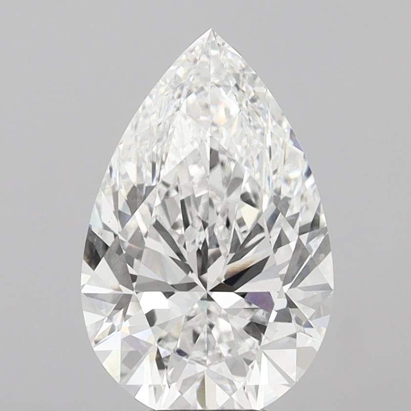7.01ct Pear E VVS2 Lab-Grown Diamond