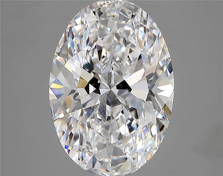 3.98ct Oval D VVS2 Lab-Grown Diamond