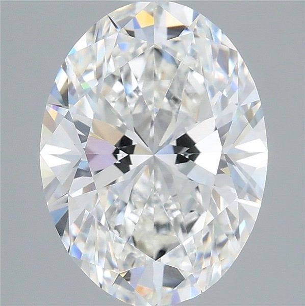 3.51ct Oval F VVS2 Lab-Grown Diamond
