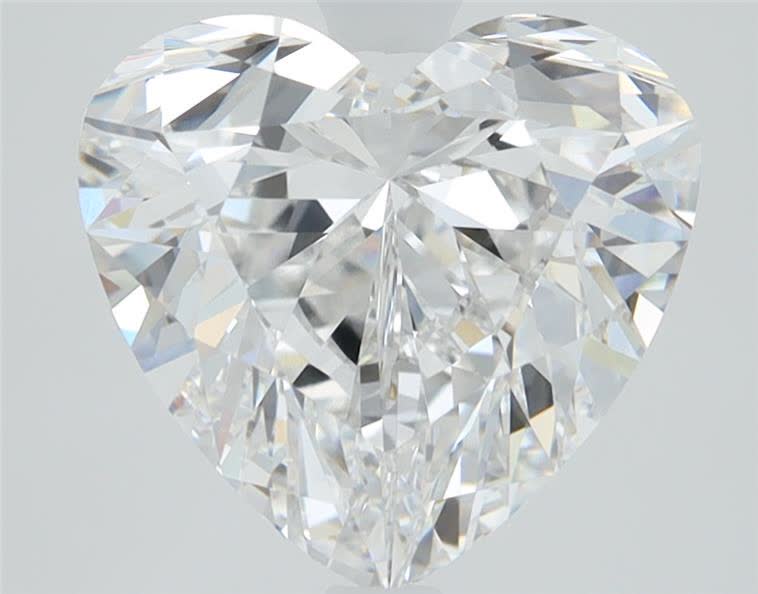 2.76ct Heart F VS1 Lab-Grown Diamond