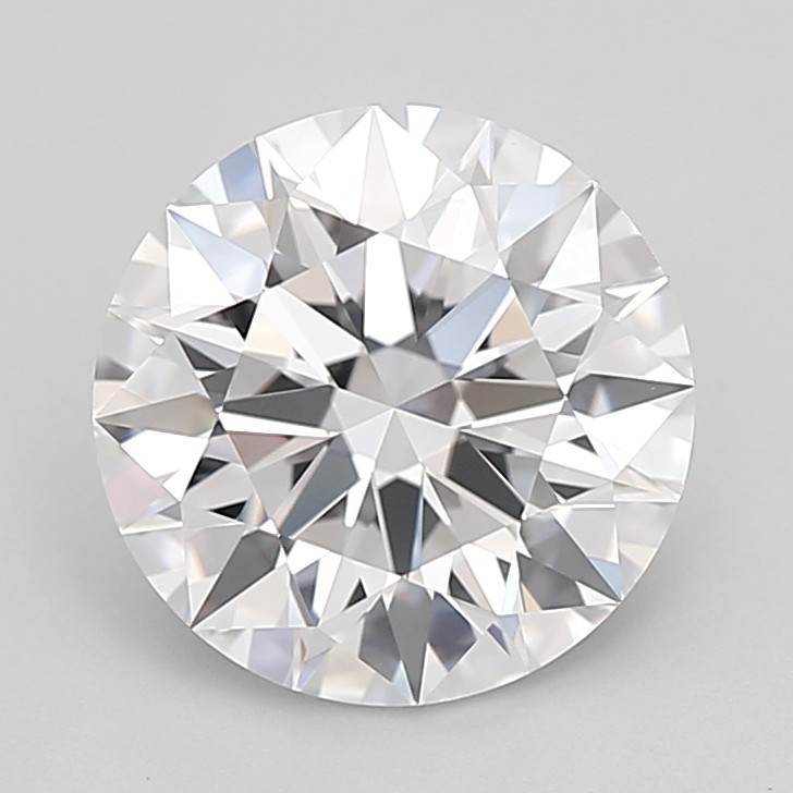 2.6ct Round D VVS2 Lab-Grown Diamond