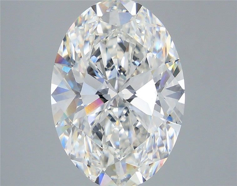 7.02ct Oval F VVS2 Lab-Grown Diamond