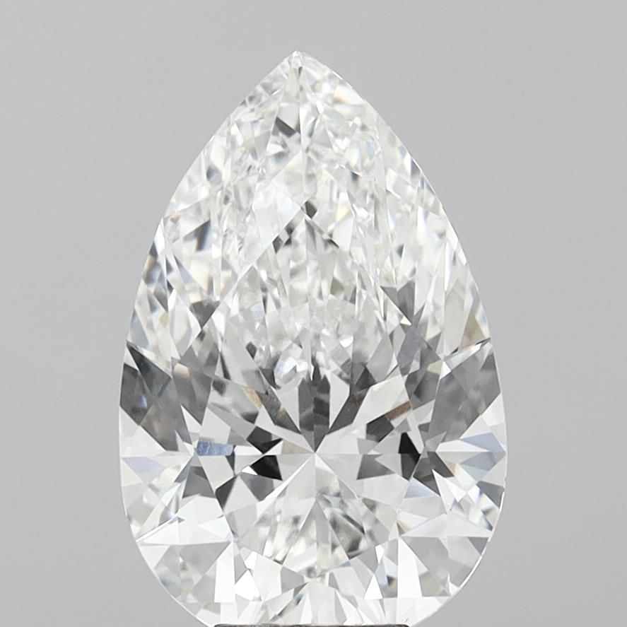 8.06ct Pear F VVS2 Lab-Grown Diamond