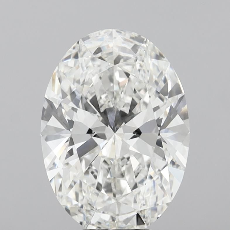 6.06ct Oval F VVS2 Lab-Grown Diamond