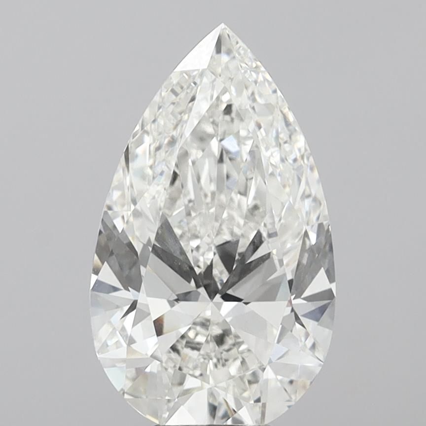 6.59ct Pear F VVS2 Lab-Grown Diamond