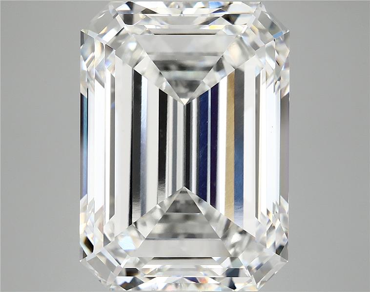 14.12 Carat EMERALD Shape E Colour VVS2 Clarity  Cut - White Lab Diamond - 2547981