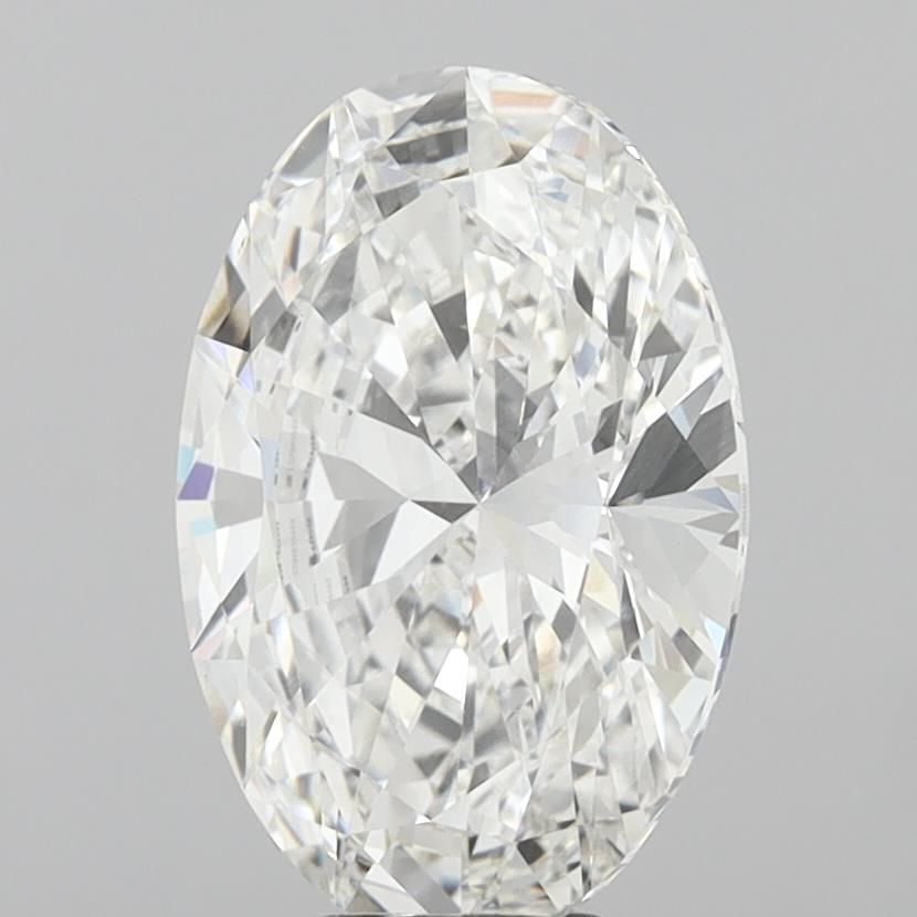 8.05ct Oval F VVS2 Lab-Grown Diamond