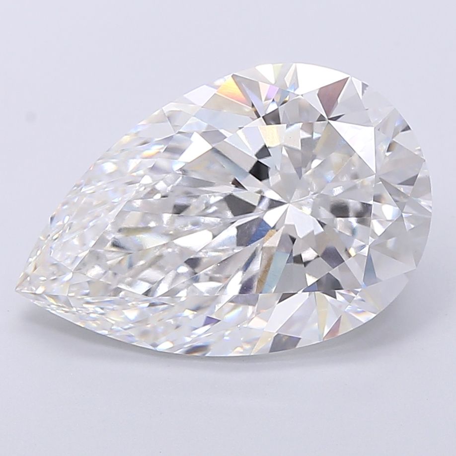 7.61ct Pear D VVS2 Lab-Grown Diamond