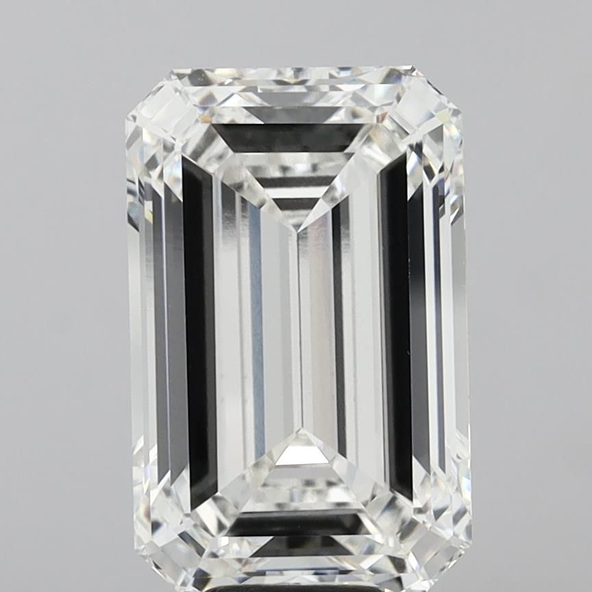 11.01 Carat EMERALD Shape F Colour VVS2 Clarity  Cut - White Lab Diamond - 1864615