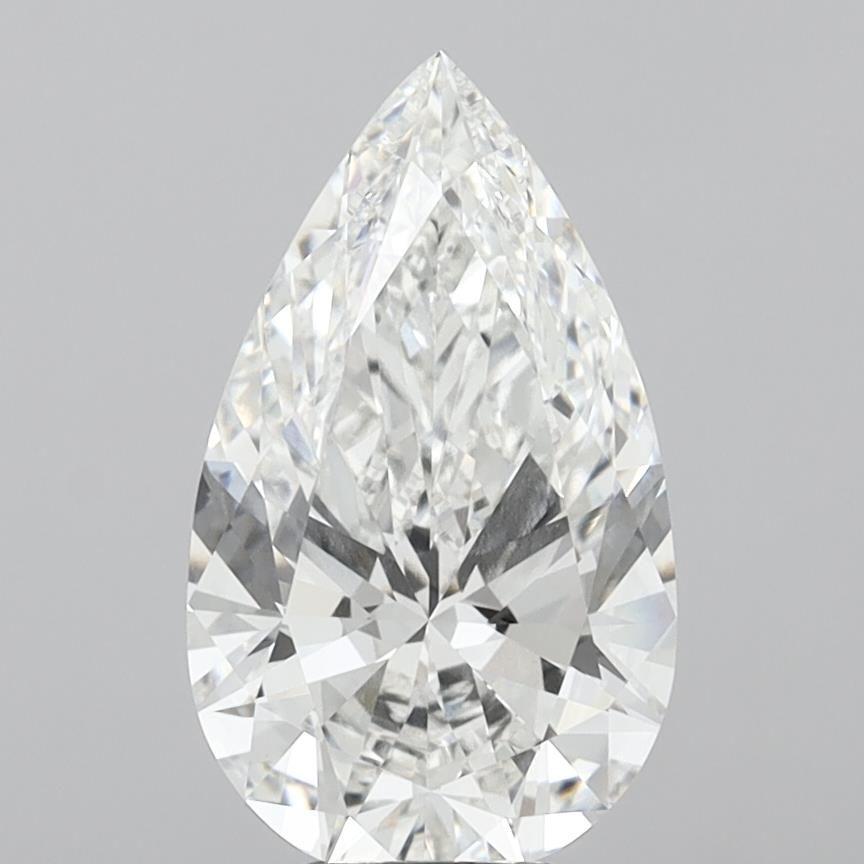 6.09ct Pear E VVS2 Lab-Grown Diamond