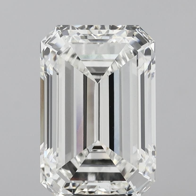 10.47 Carat EMERALD Shape F Colour VVS2 Clarity  Cut - White Lab Diamond - 1864614
