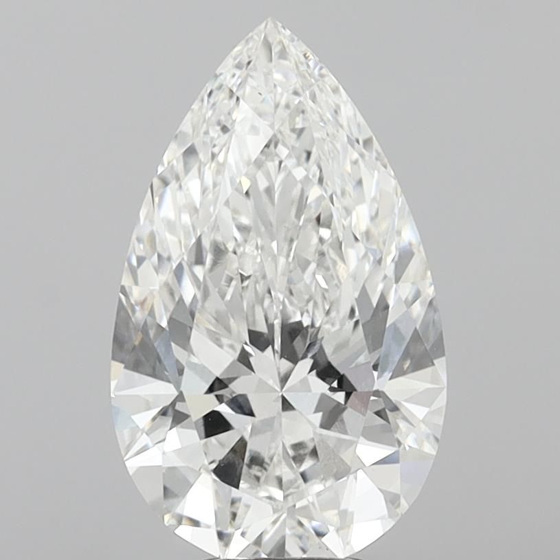 10.51 Carat PEAR Shape F Colour VVS2 Clarity  Cut - White Lab Diamond - 1854360