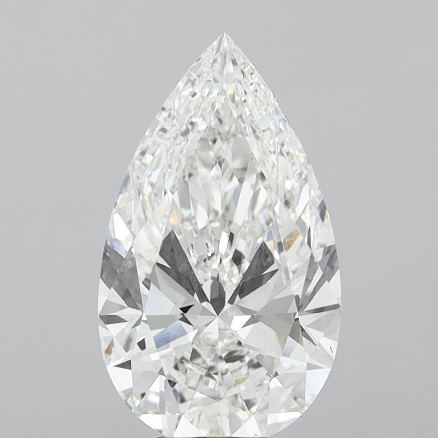 6.09ct Pear F VVS2 Lab-Grown Diamond