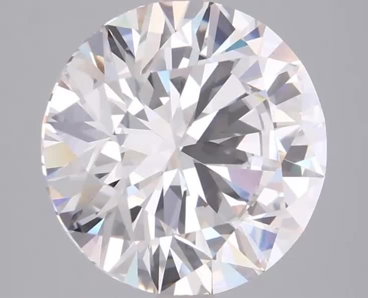 3.96ct Round F VVS1 Lab-Grown Diamond