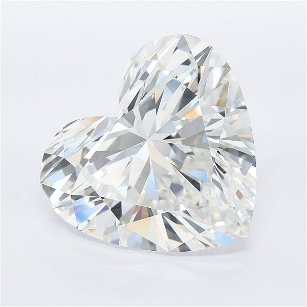 11.07 Carat HEART Shape F Colour VVS2 Clarity  Cut - White Lab Diamond - 2222121