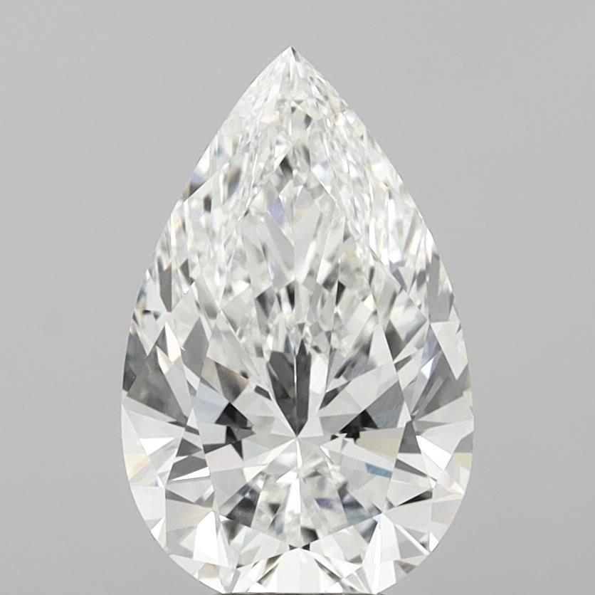 6.07ct Pear F VVS2 Lab-Grown Diamond