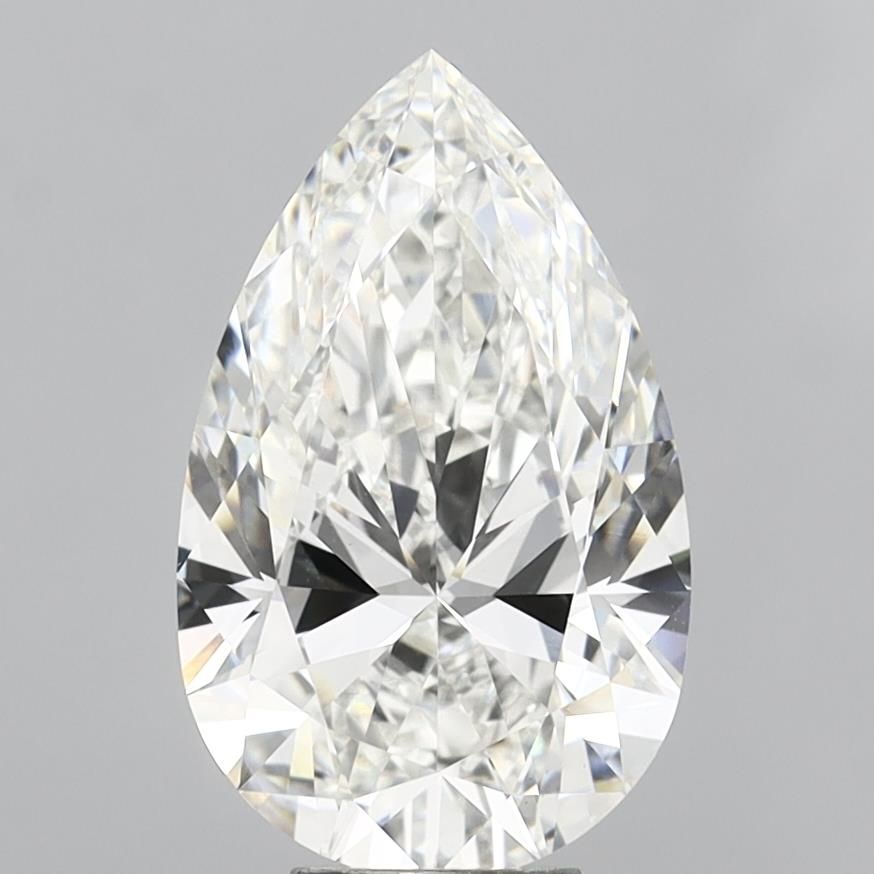 7.04ct Pear F VVS2 Lab-Grown Diamond