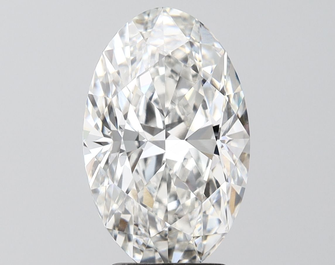 3.71ct Oval F VVS2 Lab-Grown Diamond