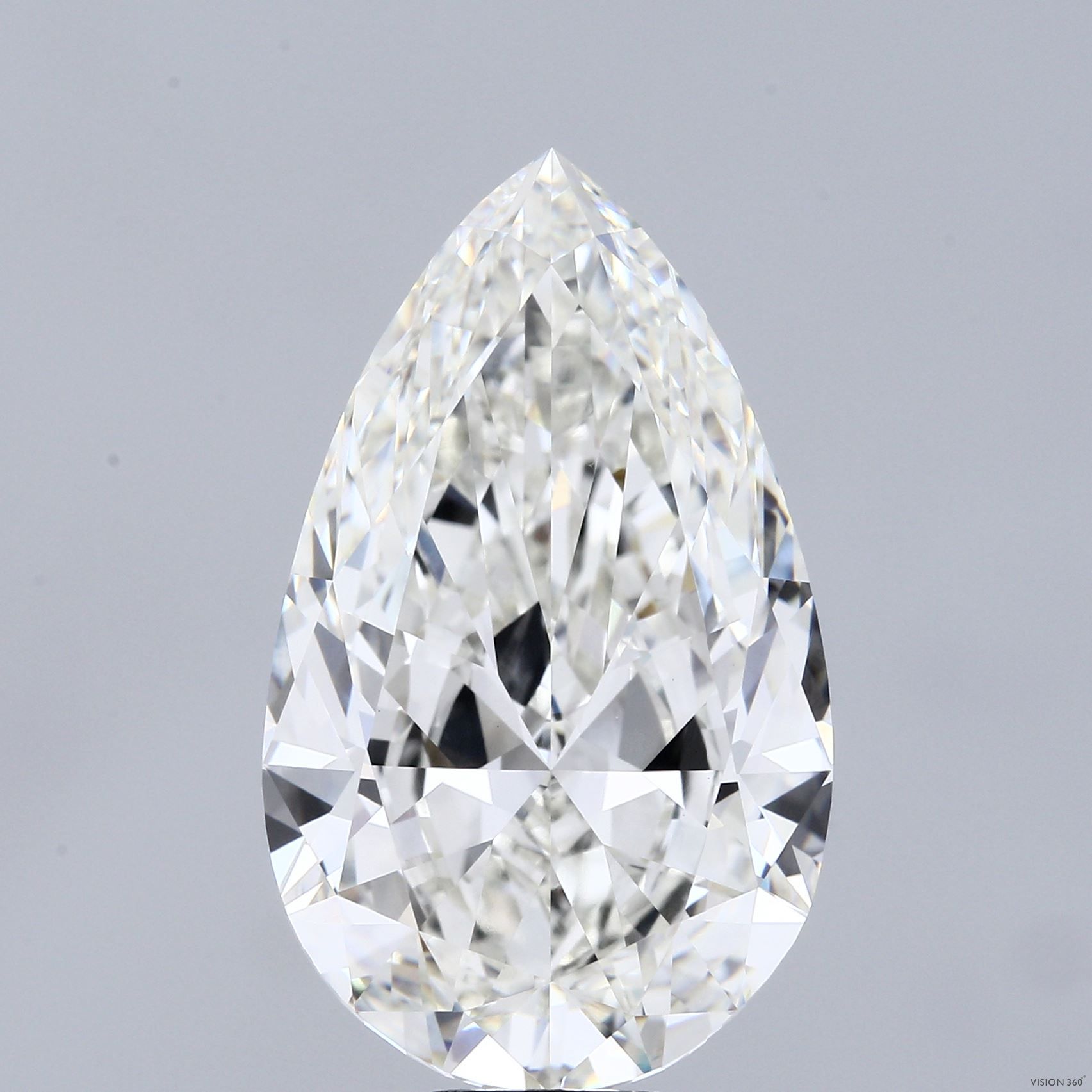 15.28 Carat PEAR Shape H Colour VVS2 Clarity  Cut - White Lab Diamond - 2430306