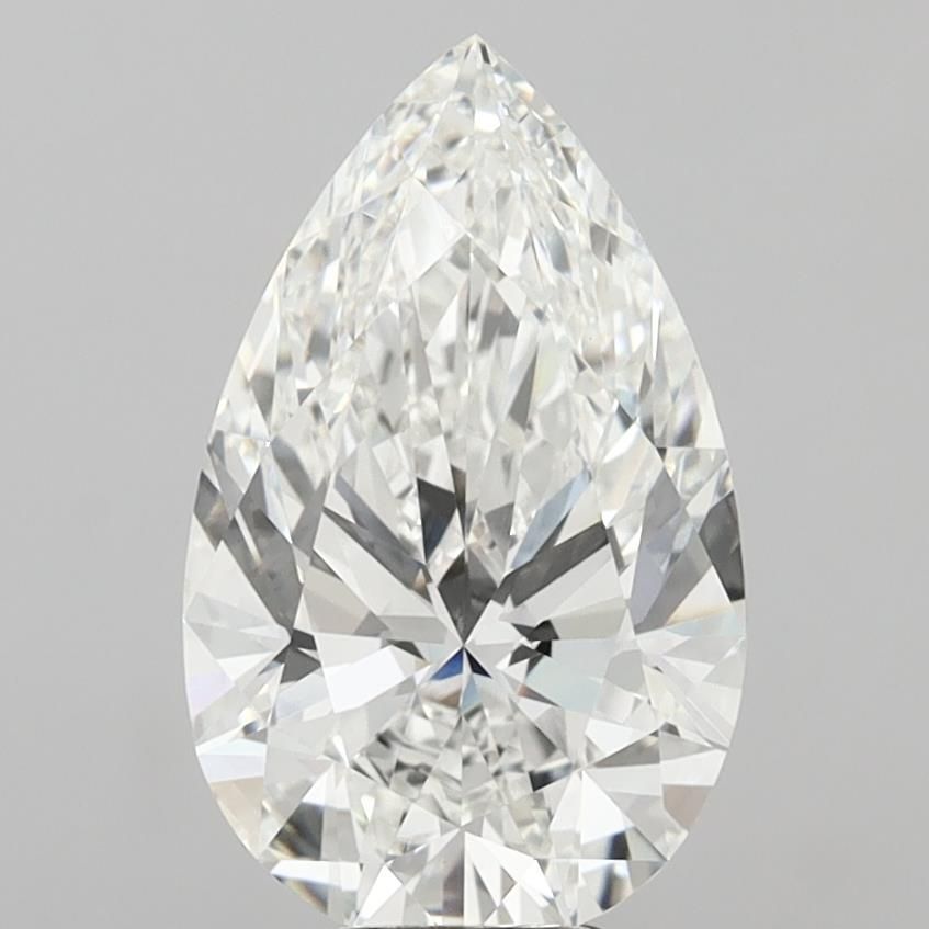 7.03ct Pear F VVS2 Lab-Grown Diamond