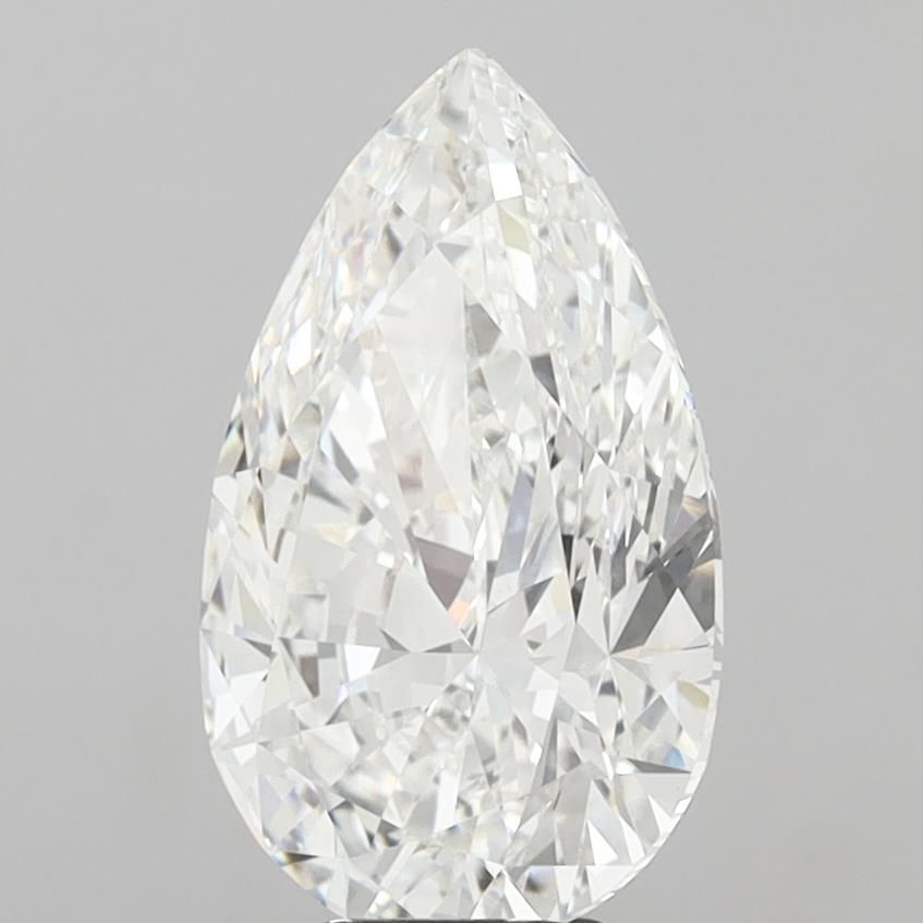7.04ct Pear F VVS2 Lab-Grown Diamond