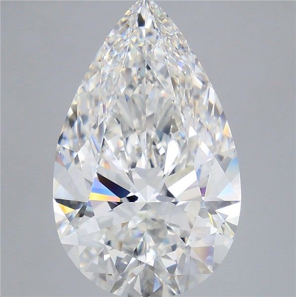 9.06ct Pear F VVS2 Lab-Grown Diamond