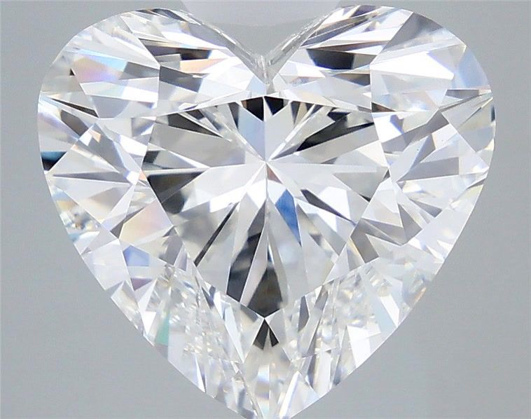 8.04ct Heart F VVS2 Lab-Grown Diamond