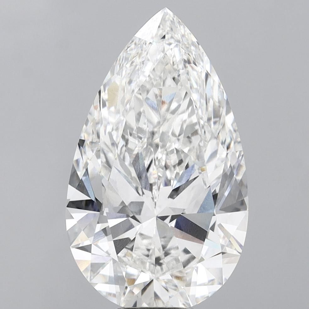 10.00 Carat PEAR Shape E Colour VVS1 Clarity  Cut - White Lab Diamond - 2317309