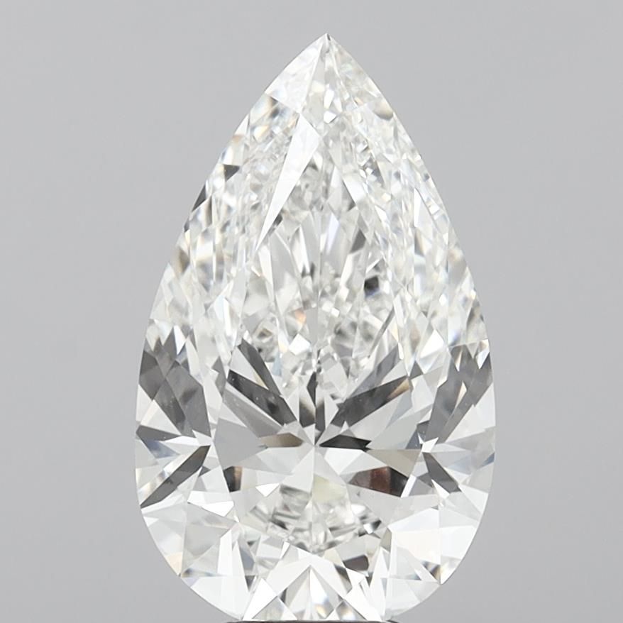 7.06ct Pear F VVS2 Lab-Grown Diamond
