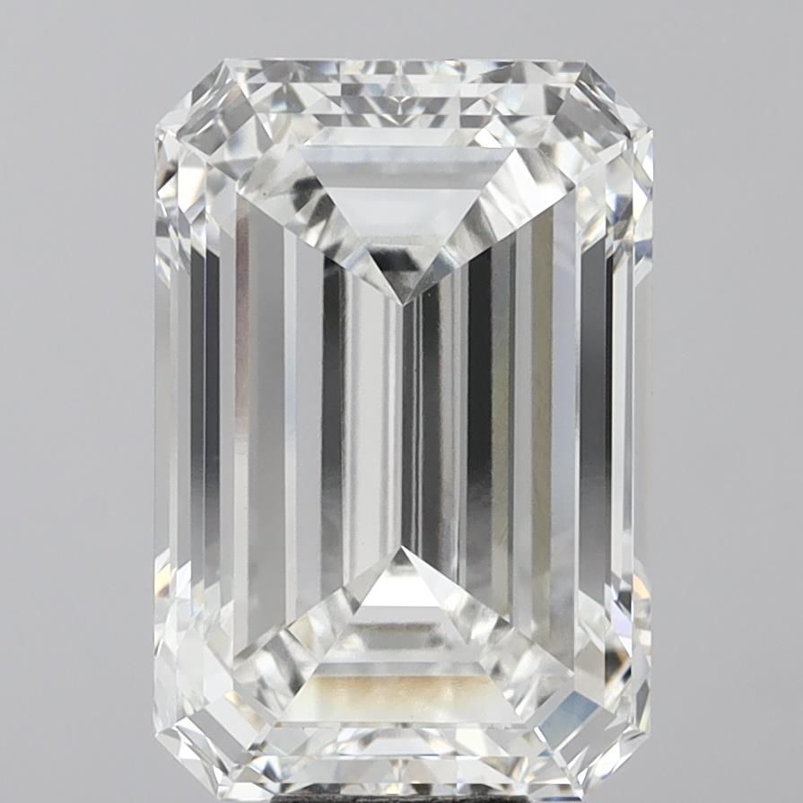 14.55 Carat EMERALD Shape F Colour VVS2 Clarity  Cut - White Lab Diamond - 2392401