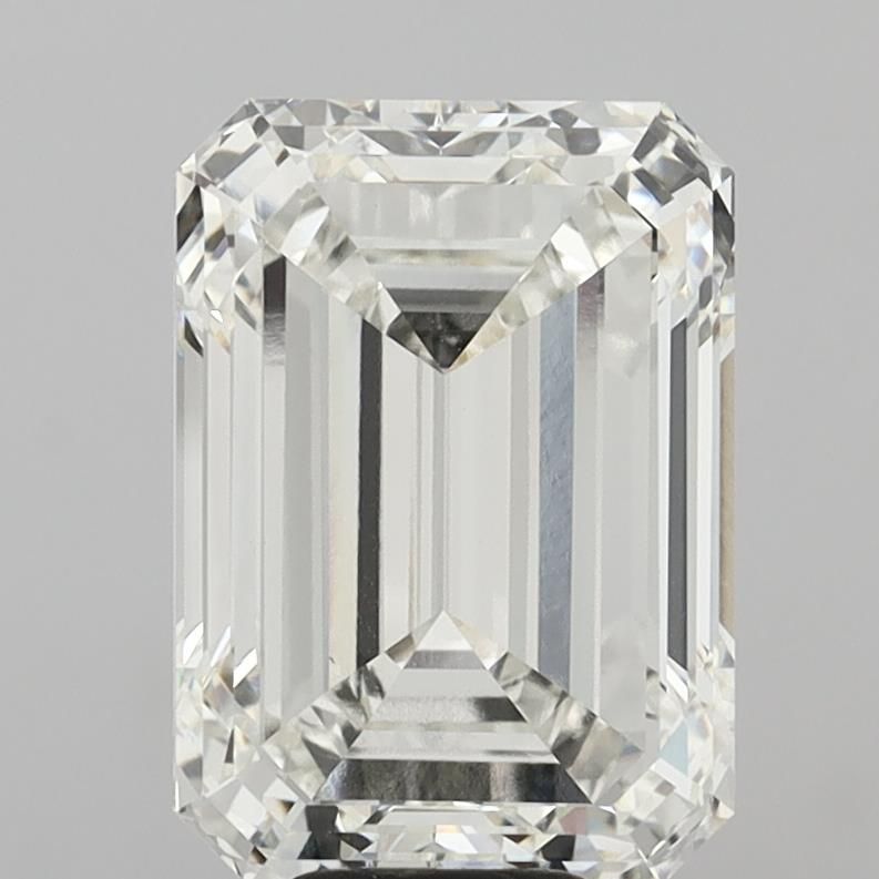10.57 Carat EMERALD Shape H Colour VVS2 Clarity  Cut - White Lab Diamond - 2317197