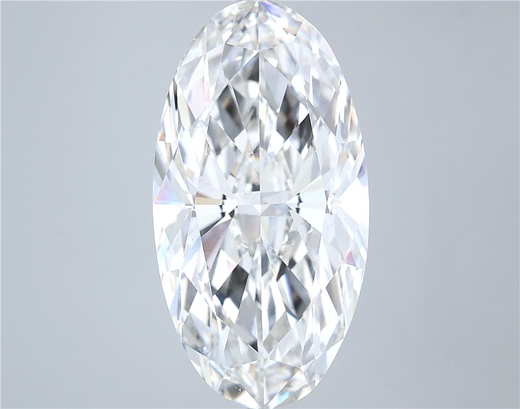 6.07ct Moval F VS1 Lab-Grown Diamond