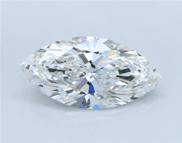 2.6ct Marquise E VVS2 Lab-Grown Diamond
