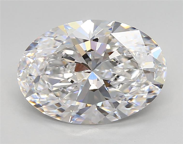 3.42ct Oval D FL Lab-Grown Diamond