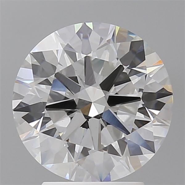 3.09ct Round E VVS2 Lab-Grown Diamond