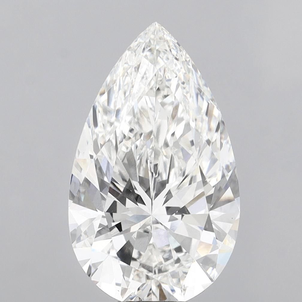 10.03 Carat PEAR Shape E Colour VVS2 Clarity  Cut - White Lab Diamond - 2317311