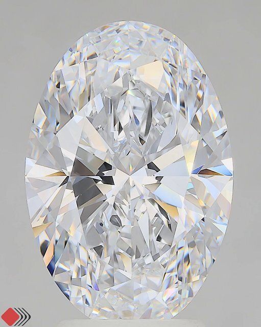 4ct Oval D IF Lab-Grown Diamond
