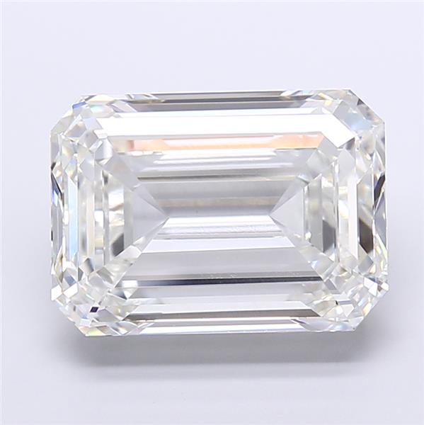 19.27 Carat EMERALD Shape G Colour VVS2 Clarity  Cut - White Lab Diamond - 2588177