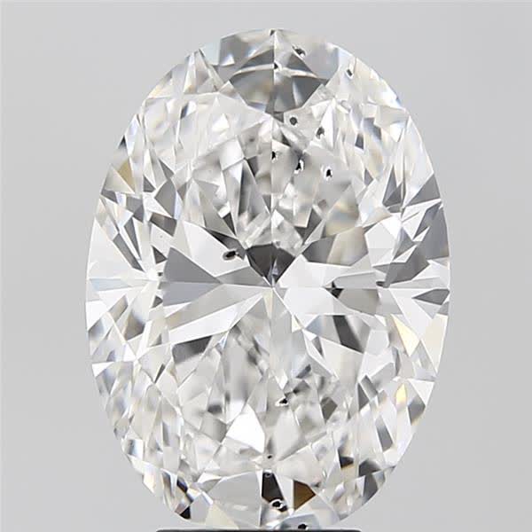 5ct Oval F SI1 Lab-Grown Diamond