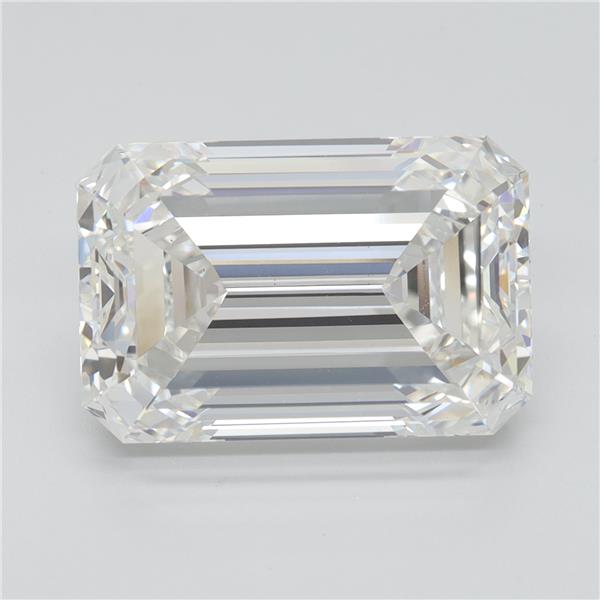 10.05 Carat EMERALD Shape F Colour VVS2 Clarity  Cut - White Lab Diamond - 2328742