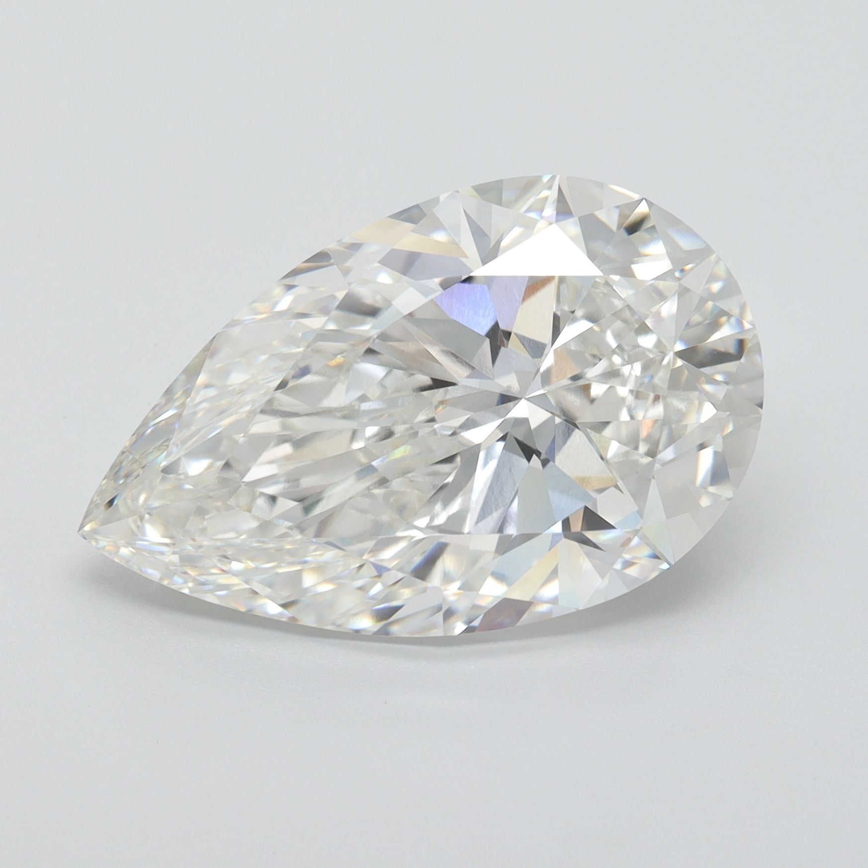 10.07 Carat PEAR Shape G Colour VVS2 Clarity  Cut - White Lab Diamond - 2328753