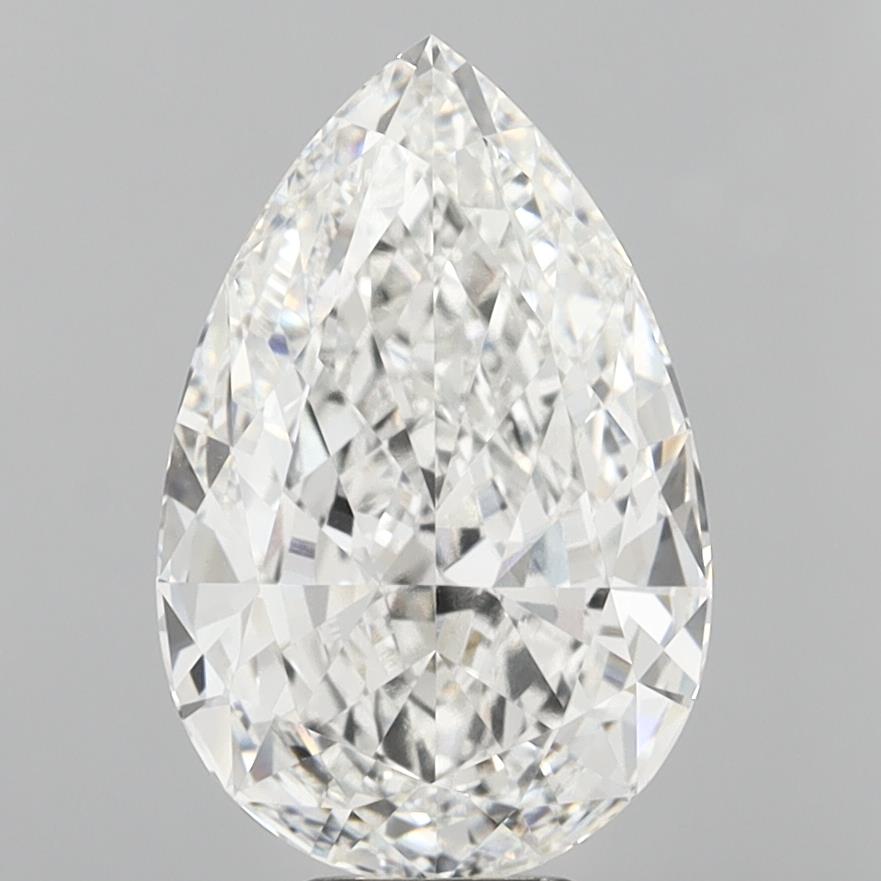 10.07 Carat PEAR Shape F Colour VVS2 Clarity  Cut - White Lab Diamond - 2594345