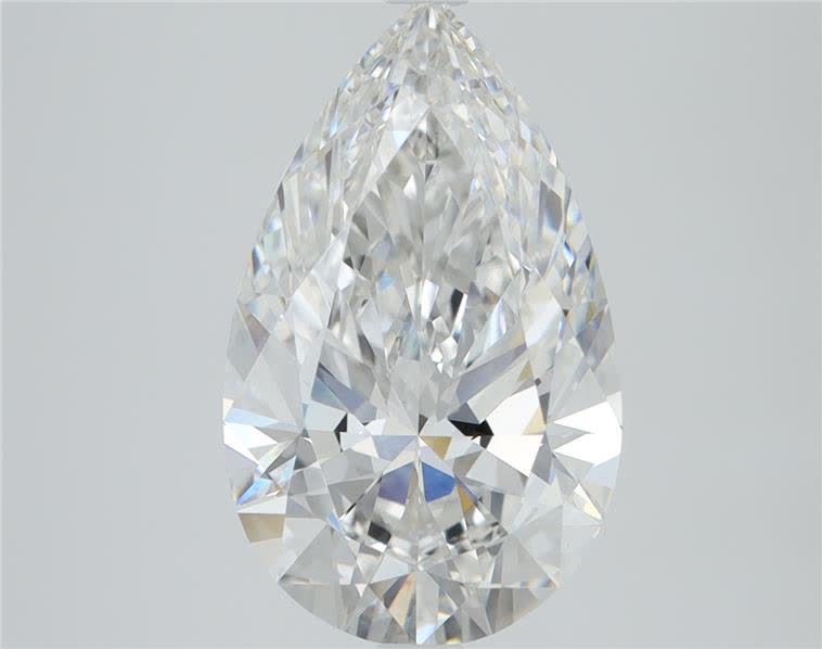 7.04ct Pear F VVS2 Lab-Grown Diamond