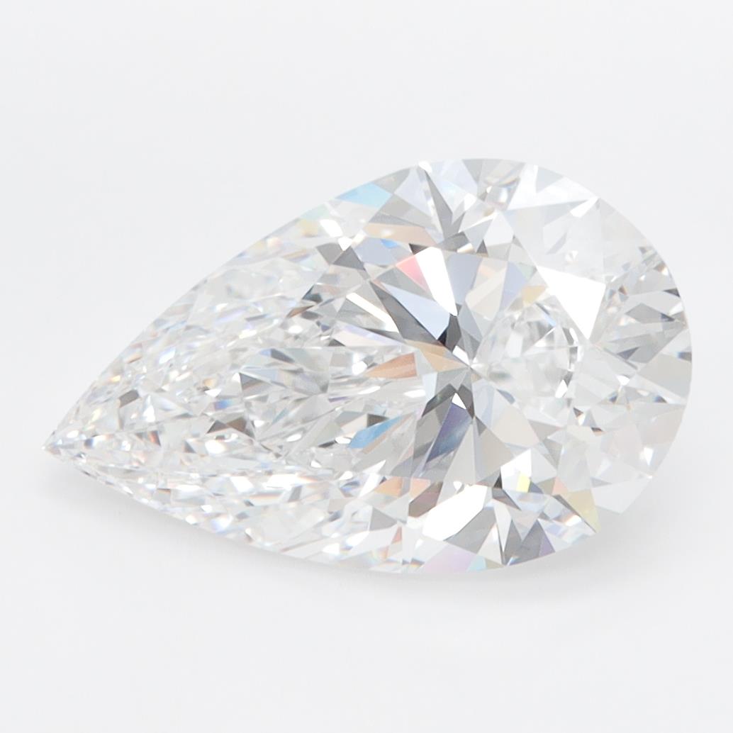 3ct Pear D FL Lab-Grown Diamond