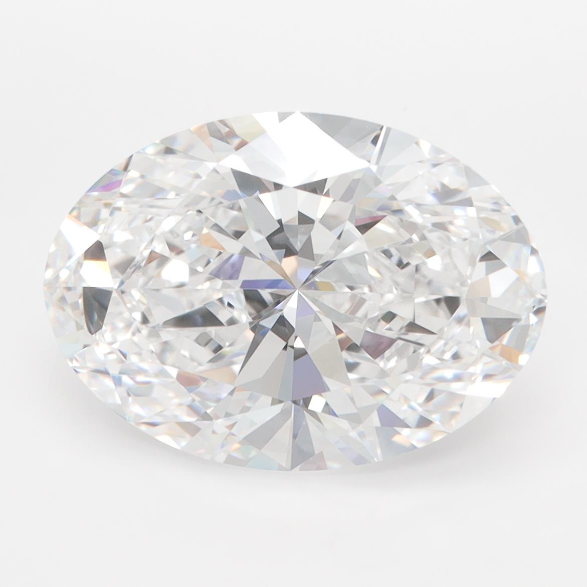 5.32ct Oval E FL Lab-Grown Diamond