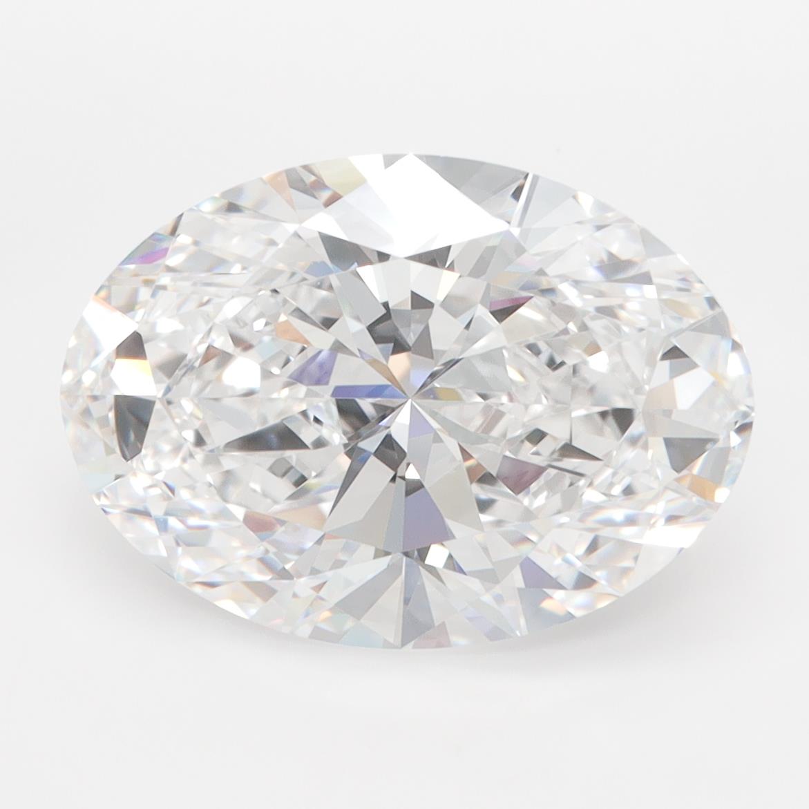 4.37ct Oval D FL Lab-Grown Diamond